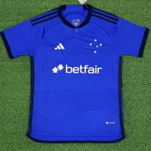 23/24 Cruzeiro Home Fans (胸前带广告) 1:1 Quality Soccer Jersey