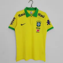 22/23 Brazil Yellow 1:1 Polo T-Shirts