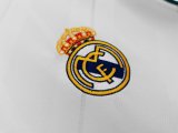 2017/2018 Real Madrid Home Long Sleeve Fans 1:1 Retro Soccer Jersey