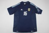2002 Argentina Away Fans 1:1 Retro Soccer Jersey