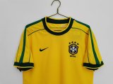 1998 Brazil Home Fans 1:1 Quality Retro Soccer Jersey