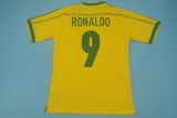 1998 Brazil Home Fans 1:1 Quality Retro Soccer Jersey