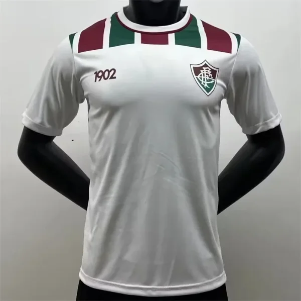 23/24 Fluminense Training Clothes White Fans 1:1 Quality Soccer Jersey
