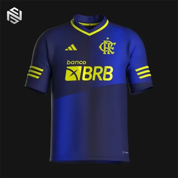 23/24 Flamengo Royal Blue Fans Version 1:1 Quality Soccer Jersey