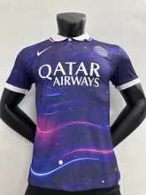 23/24 PSG Purple Player 1:1 Quality Training Shirts