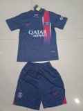 23/24 Paris Home Fans 1:1 Quality Kids Jersey