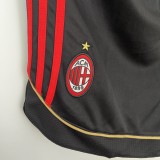 2006/2007 AC Milan Black Retro Shorts