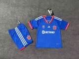 23/24 University of Chile Home Blue Kids Soccer Jersey