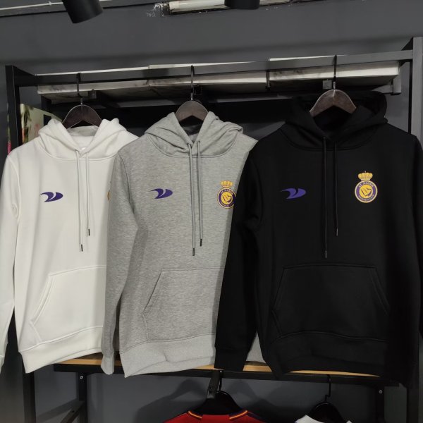 2023 Al-Nassr FC 7#RONALDO Signature Plus Fleece Thick Hoodie