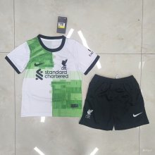 23/24 Liverpool Away Kids Soccer Jersey