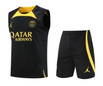 23/24 PSG Paris Black 1:1 Quality Training Vest（A-Set）