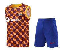 23/24 Barcelona Yellow 1:1 Quality Training Vest（A-Set）