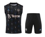 23/24 Manchester United Black 1:1 Quality Training Vest（A-Set）