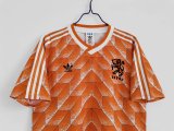 1988 Netherlands Home 1:1 Quality Retro Soccer Jersey