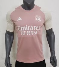 23/24 Lyon Training Pink Fans 1:1 Quality Soccer Jersey