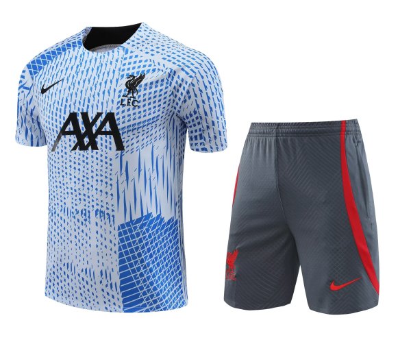23/24 Liverpool Blue 1:1 Quality Training Jersey（A-Set）