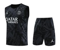 23/24 PSG Paris Black 1:1 Quality Training Vest（A-Set）