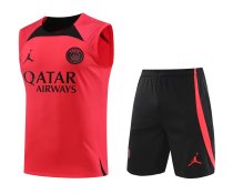 23/24 PSG Paris Red 1:1 Quality Training Vest（A-Set）