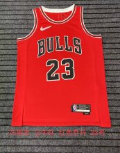 Chicago Bulls 75th Jordan #23 Red Hot Pressing 1:1 Quality Men NBA Jersey