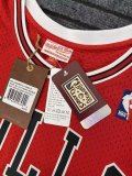 1990 Chicago Bulls Jordan #12 Red Hot Pressing 1:1 Quality Men NBA Jersey