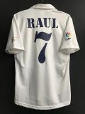 2001/2002 Real Madrid Home 100th Centennial Special Edition 1:1 Quality Retro Soccer Jersey