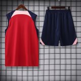 23/24 Atlético de Madrid Red 1:1 Quality Training Vest（A-Set）
