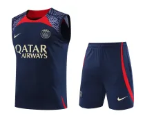 23/24 PSG Paris Blue 1:1 Quality Training Vest（A-Set）