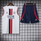23/24 PSG Paris Jordan White 1:1 Quality Training Vest（A-Set）