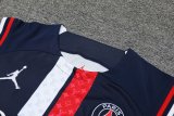 23/24 PSG Paris Jordan Blue 1:1 Quality Training Vest（A-Set）