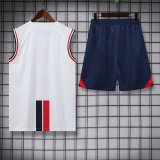 23/24 PSG Paris Jordan White 1:1 Quality Training Vest（A-Set）