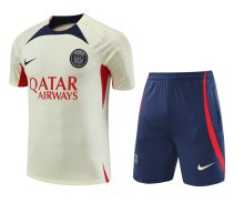 23/24 PSG Paris Beige 1:1 Quality Training Jersey（A-Set）