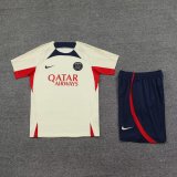 23/24 PSG Paris Beige 1:1 Quality Training Jersey（A-Set）