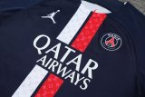 23/24 PSG Paris Jordan Blue 1:1 Quality Training Jersey（A-Set）