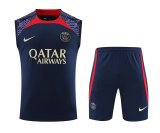 23/24 PSG Paris Blue 1:1 Quality Training Vest（A-Set）