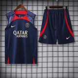 23/24 PSG Paris Blue 1:1 Quality Training Vest（A-Set）