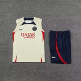 23/24 PSG Paris Beige 1:1 Quality Training Vest（A-Set）