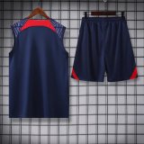 23/24 PSG Paris Blue 1:1 Quality Training Vest（A-Set）