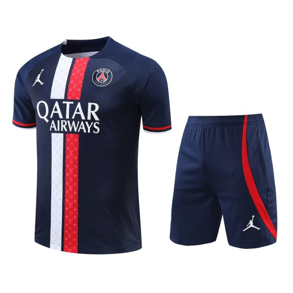 23/24 PSG Paris Jordan Blue 1:1 Quality Training Jersey（A-Set）