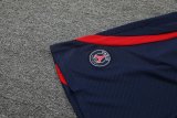 23/24 PSG Paris Jordan Blue 1:1 Quality Training Vest（A-Set）