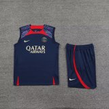 23/24 PSG Paris Blue 1:1 Quality Training Vest（A-Set）