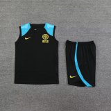 23/24 Inter Milan Black 1:1 Quality Training Vest（A-Set）