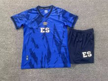23/24 El Salvador Home 1:1 Kids Soccer Jersey