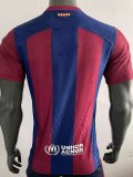23/24 Barcelona Home Final Player Version 1:1 Quality Soccer Jersey