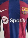 23/24 Barcelona Home Final Player Version 1:1 Quality Soccer Jersey