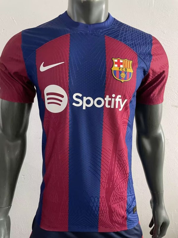 23/24 Barcelona Home Final Player Version 1:1 Quality Soccer Jersey