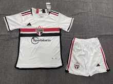 23/24 Sao Paulo Home Kids Soccer Jersey