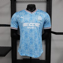 23/24 Marseille Blue Player 1:1 Quality Training Jersey