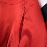 23/24 Flamengo Red Windbreaker（袖子白色）