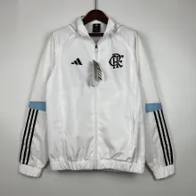 23/24 Flamengo White Windbreaker