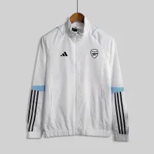 23/24 Arsenal White Windbreaker
